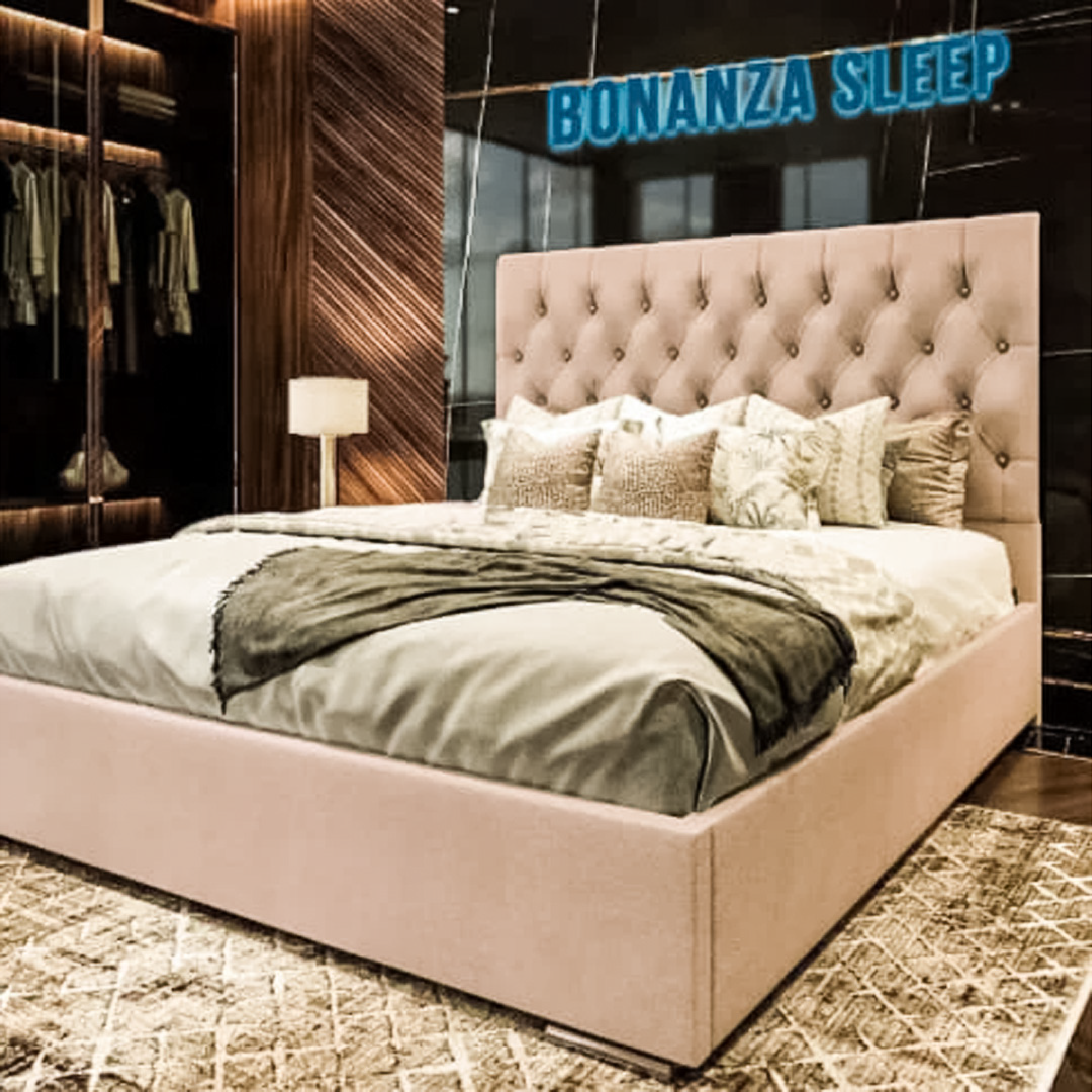 Milan Luxurious Wing Bed Frame West Bromwich