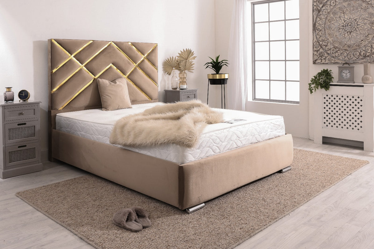 Sarrai Mirror Lines Bed