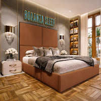 5 Riviera High Headboard Bed Frame