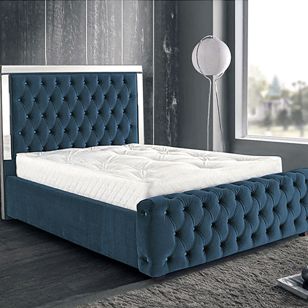Chesterfield Mirror luxury Bed