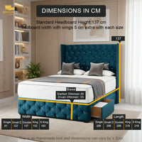 Highbury Wingback Divan Bed