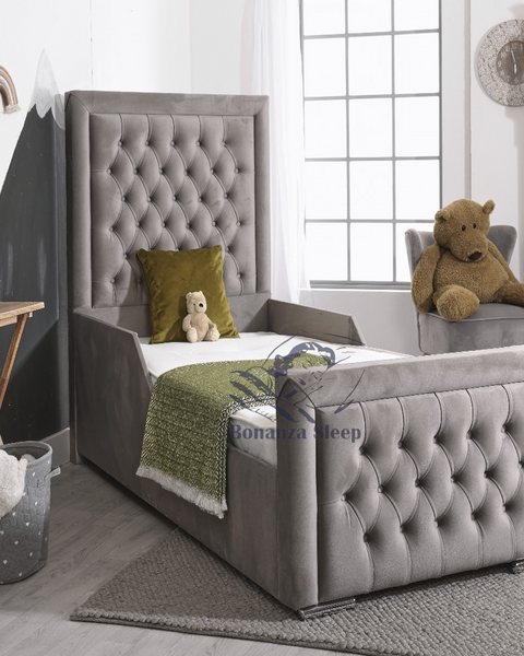 Posh Kids Chesterfield Bumper Bar Bed 