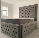 Alaina Border Upholstery Bed