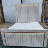 White Chesterfield Bed
