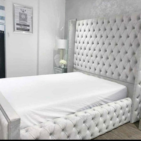 Empress Cheap Wing back Bed