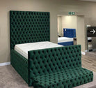 Royal Green Chesterfield Bed
