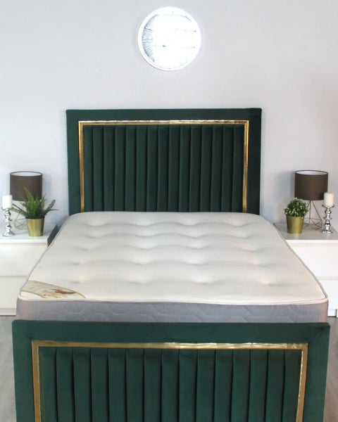 Green Chesterfield Bed
