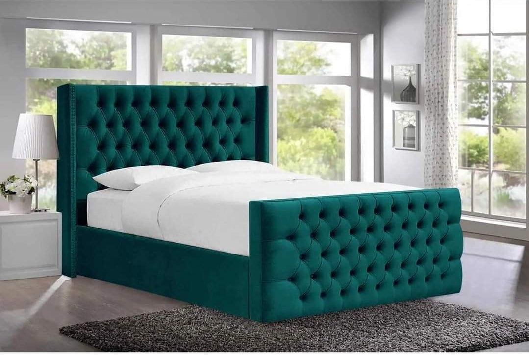 Elegance Luxury Wing Bed | Avail 30% Off Now - bed with bed frame - Luxury Wing bed Bristol