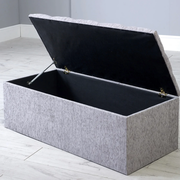 Gas Lift Cube Storage Ottoman Box