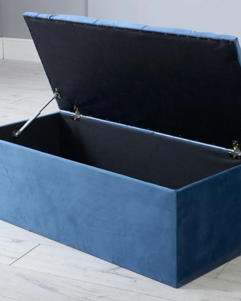Gas Lift Camille Storage Ottoman Box