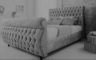 Swan Luxury Button Studded Bed