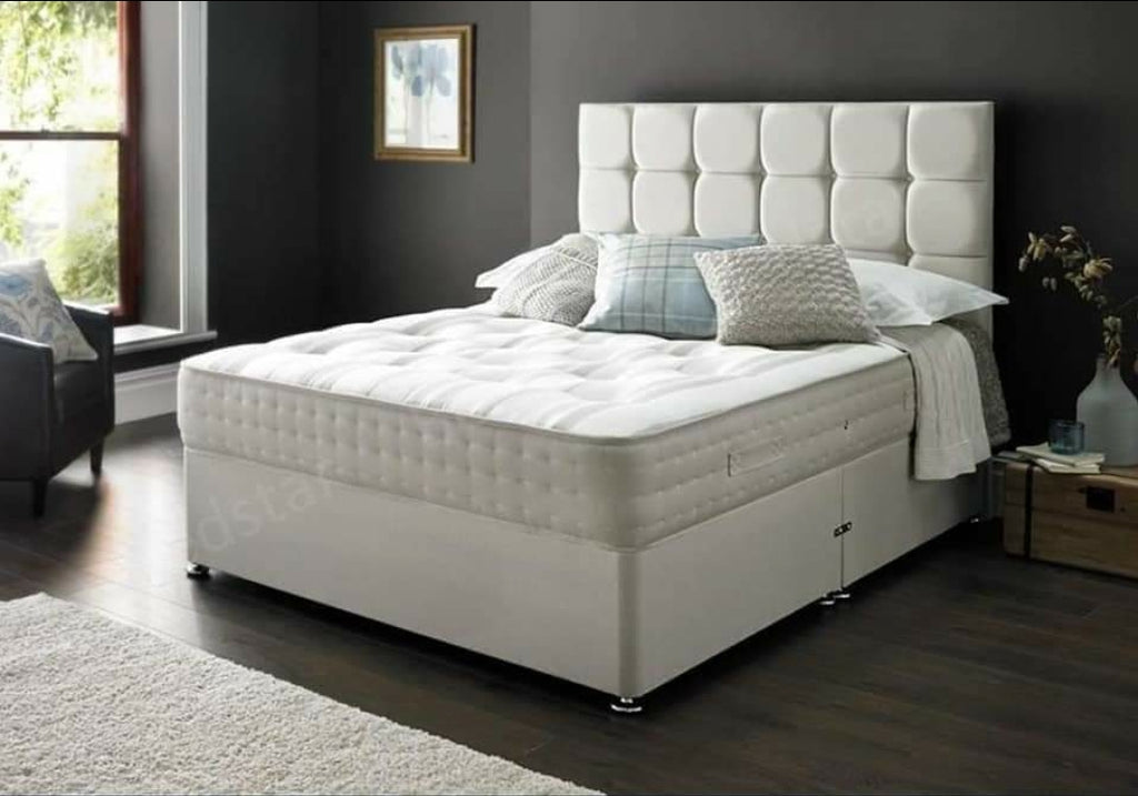 White Cube Divan Bed