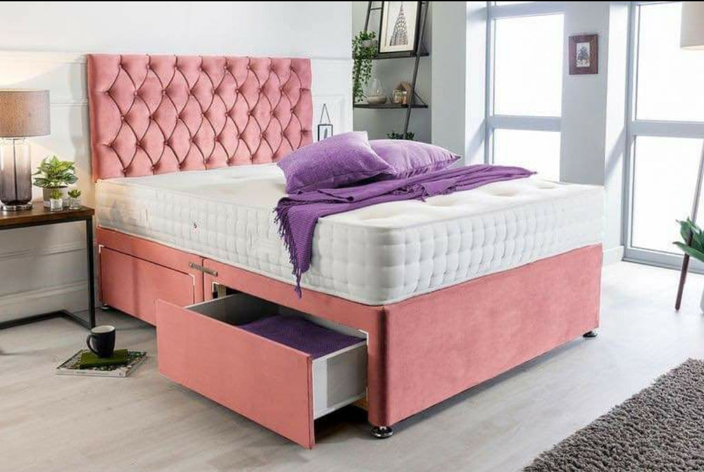 Pink Divan Bed