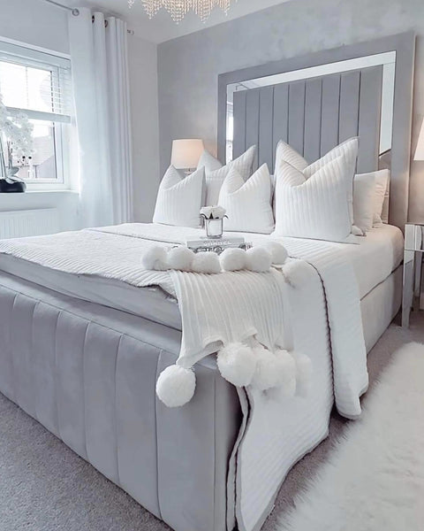 London Panel Mirror Bed